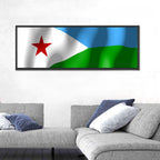 Flag of Djibouti Wall Art