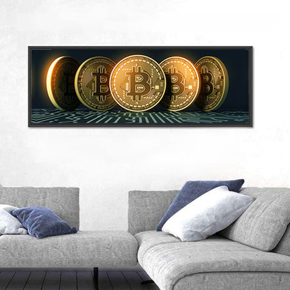 Virtual Bitcoins Wall Art