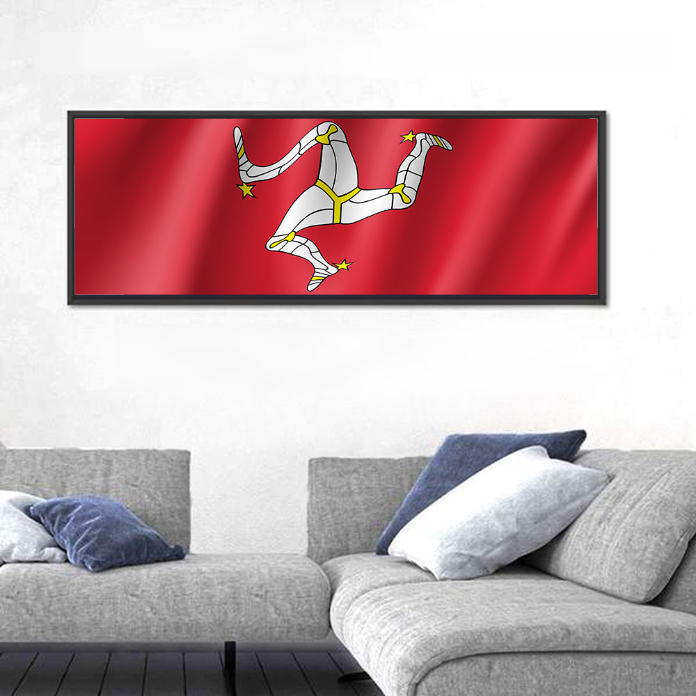 Isle of Man Flag Emblem Wall Art