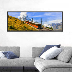 Gornergrat Station In Zermatt Wall Art