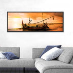Fishing Boat on Bali Beach Wall Art