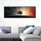 Tree Under Starry Sky Wall Art