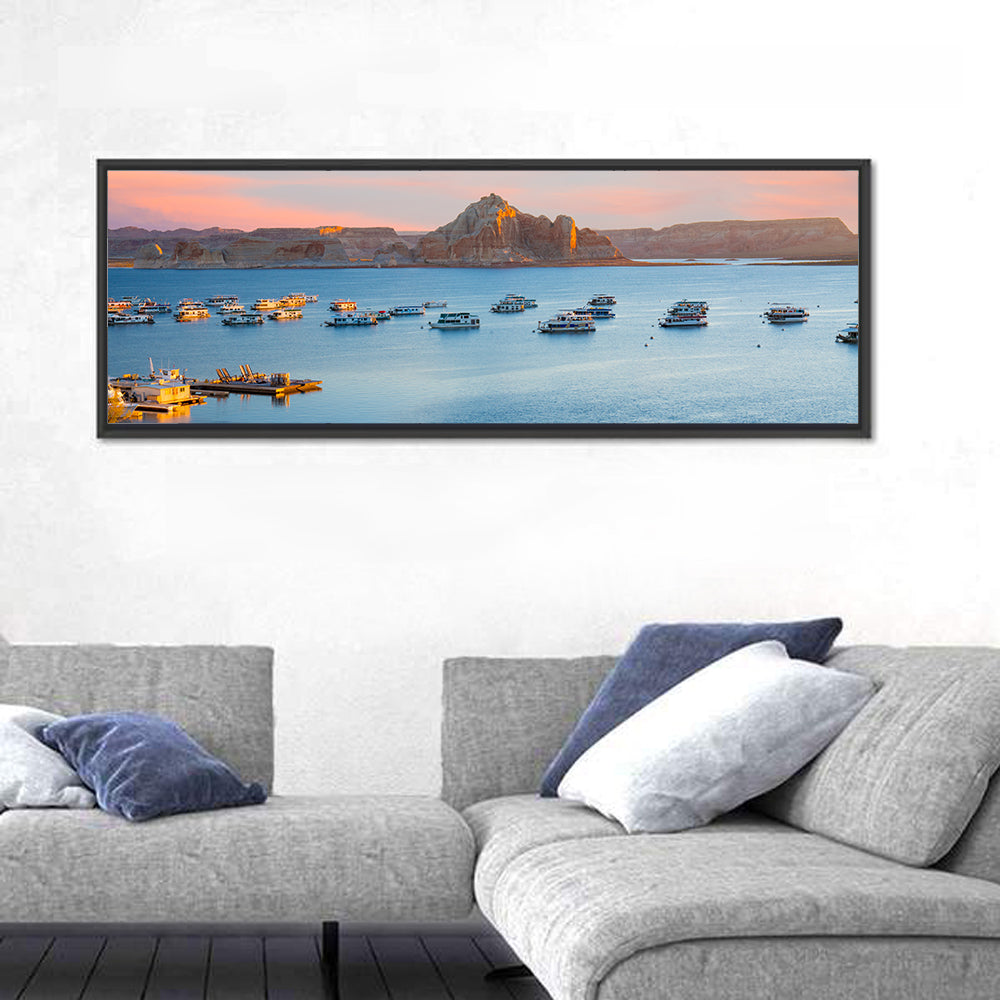 Houseboats on Lake Powell, Page Arizona Wall Art