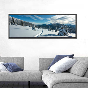 Snowy Carpathian Mountains Ukraine Wall Art