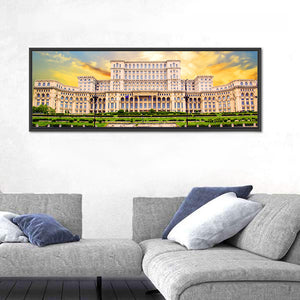 Palace Of Parliament In Bucharest Wall Art