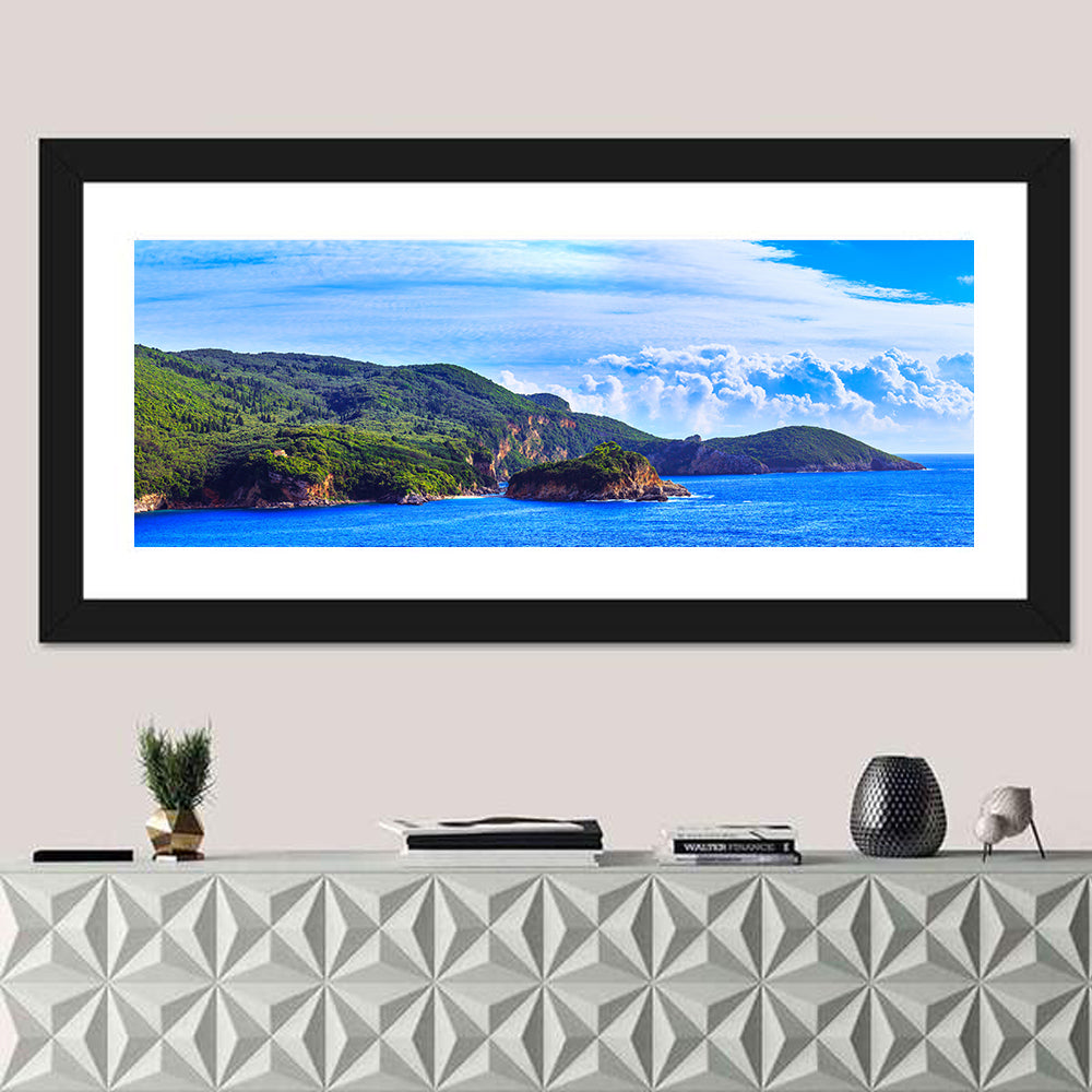Paleokastrica Coastline, Corfu Wall Art