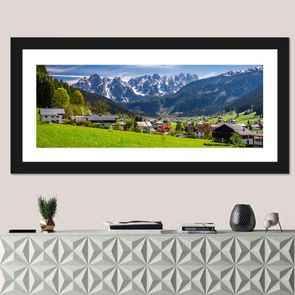 Village Gosau In Austrian Alps Wall Art