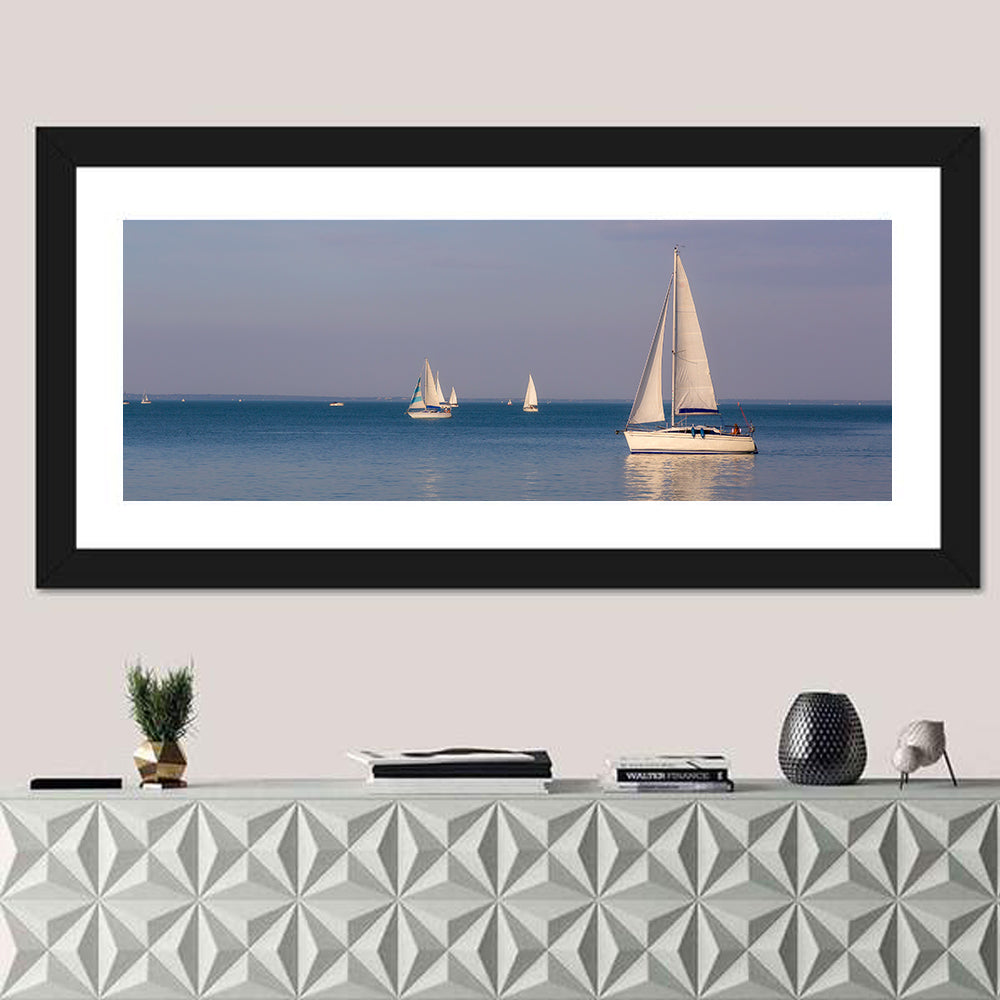 Sailboats on Lake Balaton Wall Art