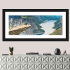Trolltunga Rock Ledge, Odda Norway Wall Art