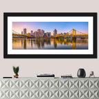Allegheny River at Twilight Wall Art