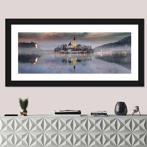 Lake Bled Sunset Wall Art