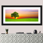 Lone Tree at Sunset Wall Art