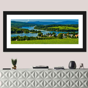 Frymburk Village Near Lipno Lake Wall Art