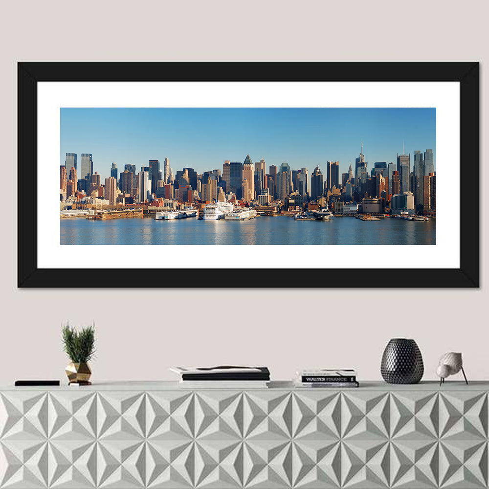 Manhattan Harbor Skyline Wall Art