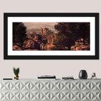 Medieval Castle at Golden Hour Wall Art
