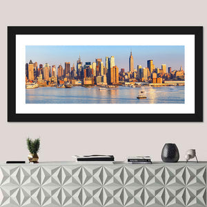 Manhattan At Sunrise Wall Art