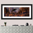 Old West Steam Locomotive Wall Art