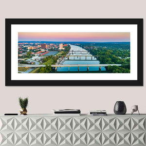 Savannah River Skyline In Augusta Wall Art