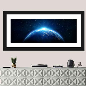 Earth From Space Wall Art