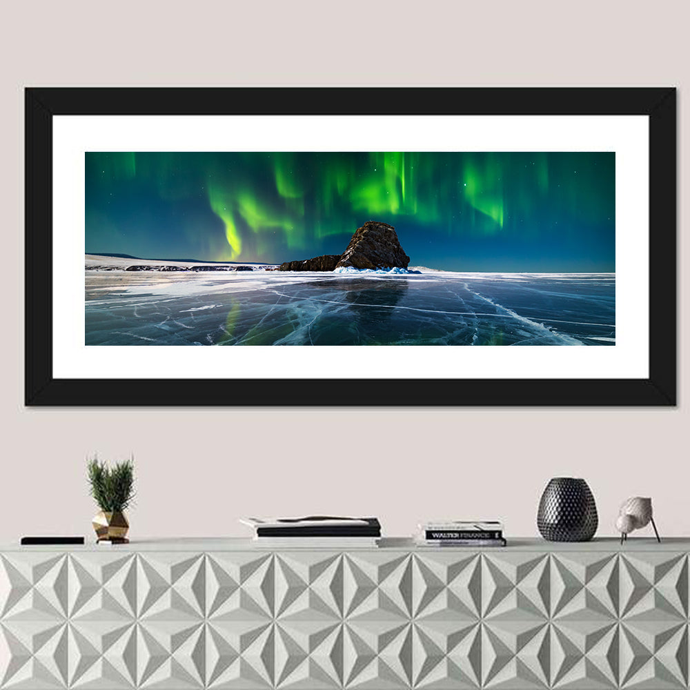 Northern Lights Over Lake Baikal Wall Art