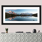 Lac De Chésserys Reflection, Chamonix Wall Art