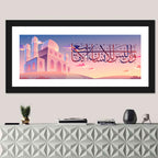"A Person Will Only Get What He Wanted" Calligraphy  Wall Art