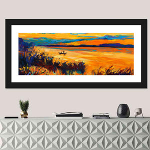 Lake Sunset Artwork Wall Art