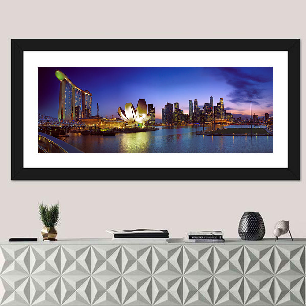Marina Bay Sands at Twilight Wall Art