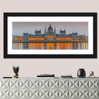 Budapest Parliament at Dusk Wall Art