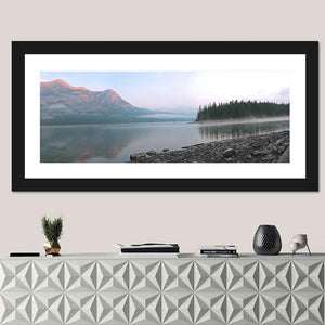 Mountain Lake Panorama Wall Art