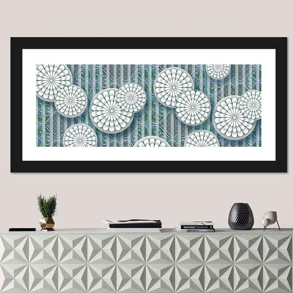 Wallpaper With Flowers Wall Art