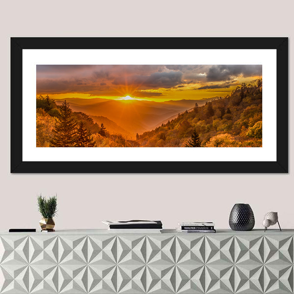 Great Smoky Mountains Sunrise Wall Art