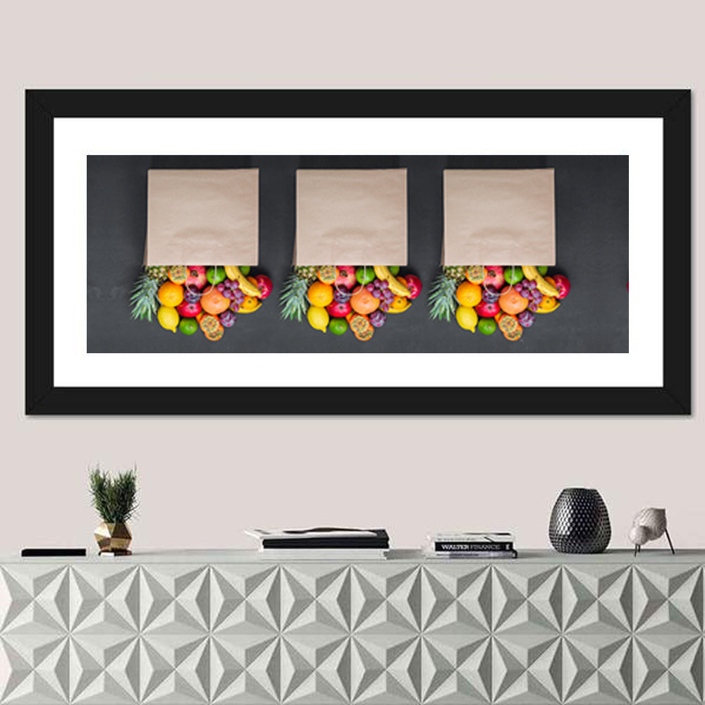 Fruits Shopping Concept Wall Art