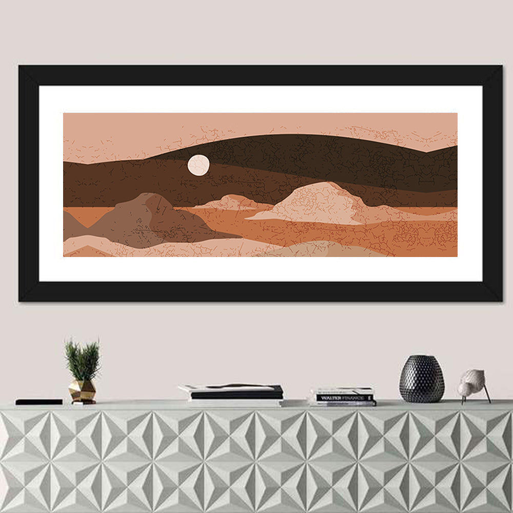 Moonlit Desert Dunes Wall Art