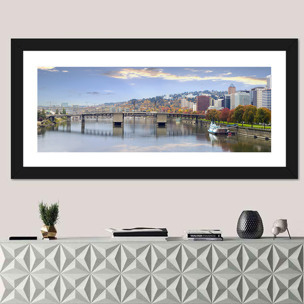 Portland Hawthorne Bridge Skyline Wall Art