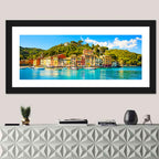 Colorful Portofino Harbor Wall Art