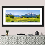 Watzmann Reflection at Ramsau Wall Art