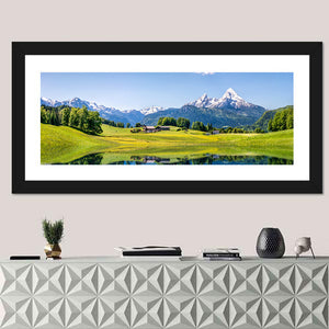 Bavaria Mountain Lake In The Alps Wall Art