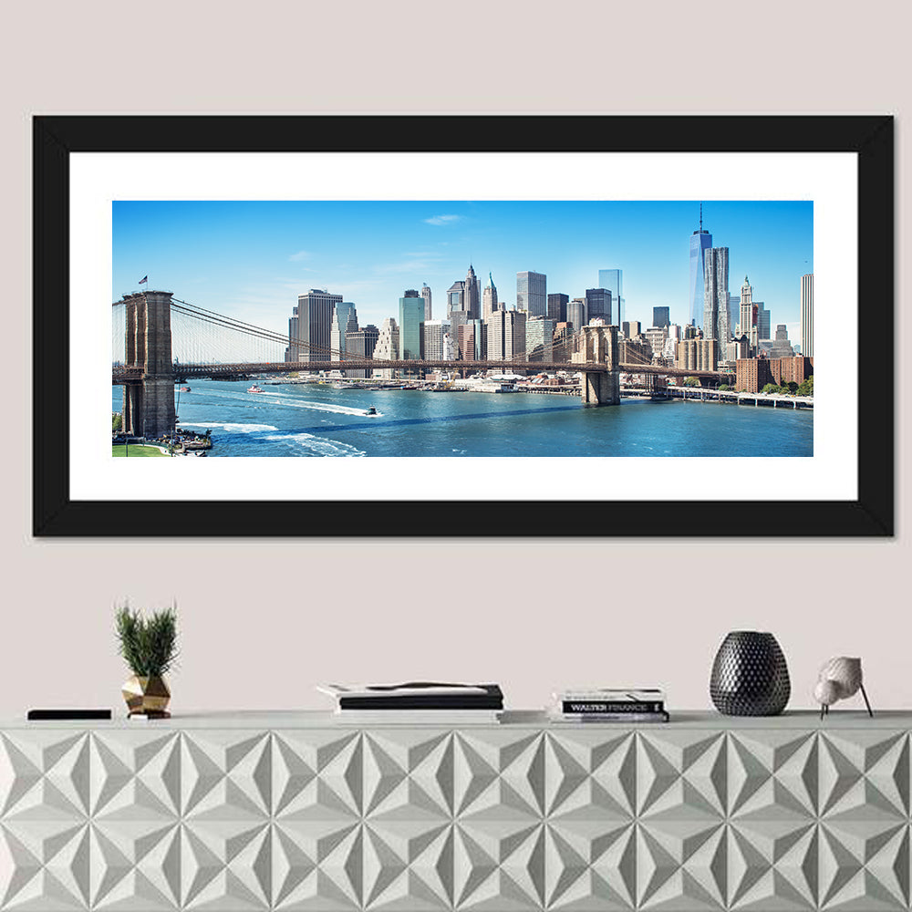 Brooklyn Bridge and Manhattan Skyline Wall Art