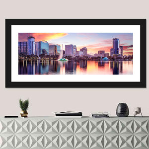 Orlando Downtown Skyline Wall Art