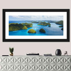 Rock Islands Aerial View Wall Art