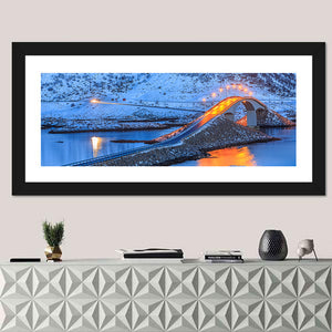 Bridge In Lofoten Islands Wall Art