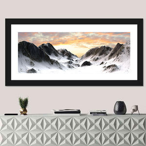 Snowy Mountains Peak Wall Art