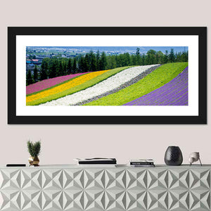 Lavender Garden In Fulano Hokkaido Wall Art