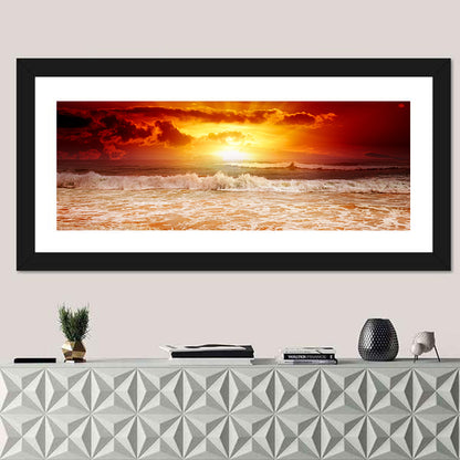 Sunset Above The Sea Wall Art
