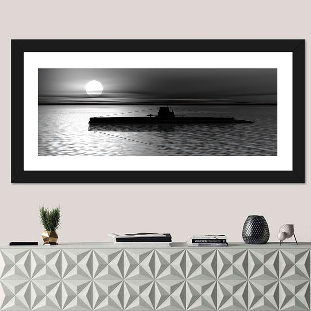 Submarine On Sea Wall Art