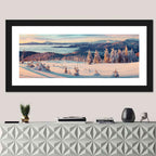 Snowy Alpine Sunset Wall Art