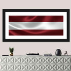 Flag of Latvia Wall Art