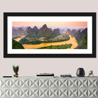 Xingping Karst Mountains Wall Art
