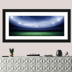 Illuminated Soccer Stadium Wall Art